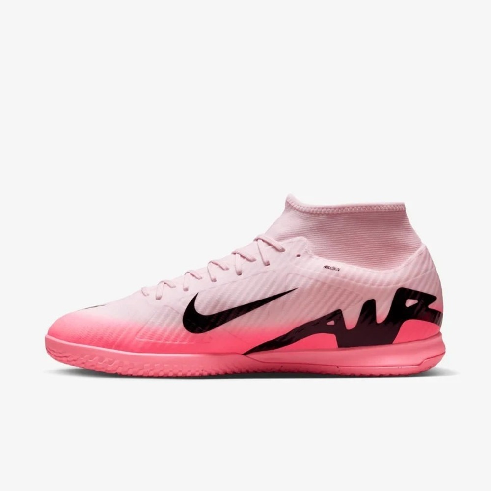 Nike® (Men's 11.5) Mercurial Superfly™ 9 Academy Indoor Soccer Shoes,‎ Pink Foam